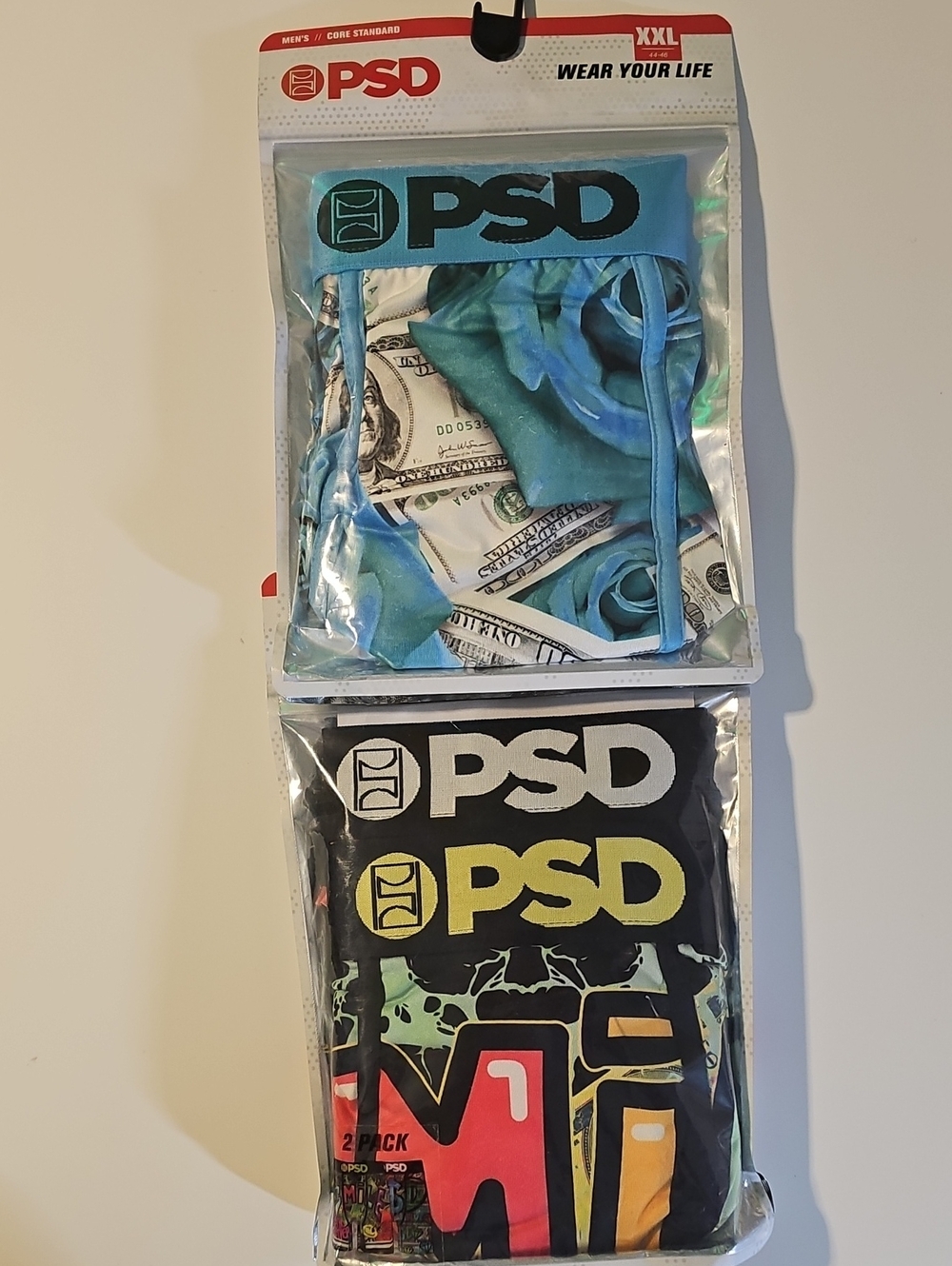 PSD Men's XXL Boxer Brief Bundle of 3 Pairs